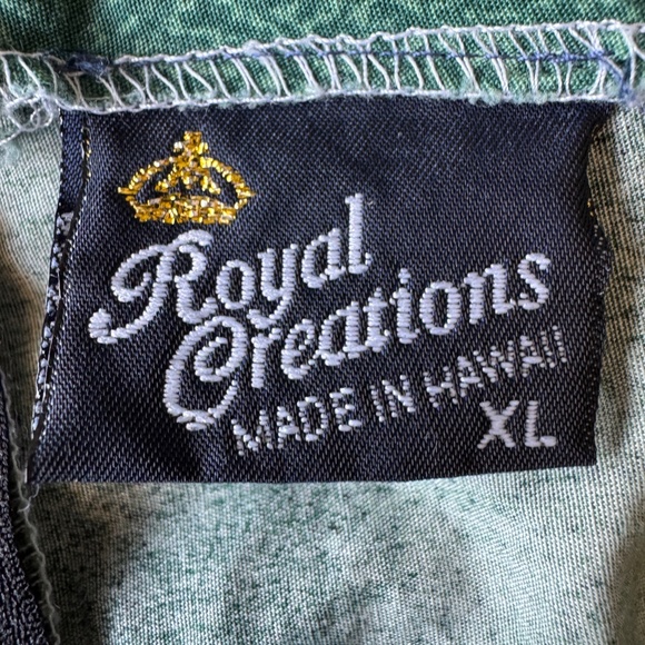 Royal Creations Sleeveless Tropical Vacation Dress Green XL Beach‎ Surfer Resort - Picture 2 of 13